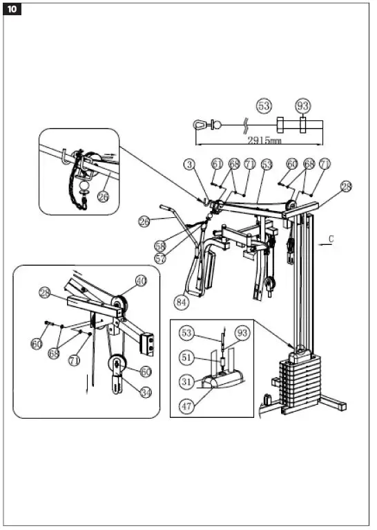 KAYOBA 003153 Home Gym Exercise Machine-9
