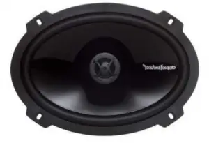 a close up of a speaker