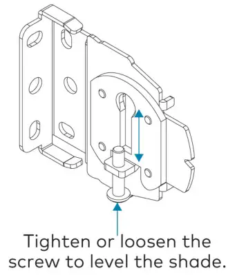 CRESTRON CS SHADE-ROLLER BATT Window Shading Solution - Adjust the Roller Shade Assembly