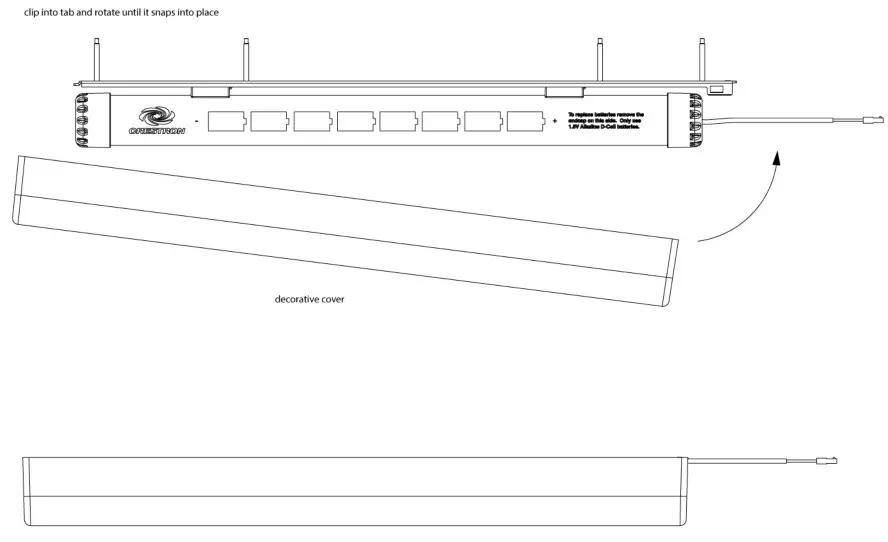 CRESTRON CS SHADE-ROLLER BATT Window Shading Solution - Battery Pack 3
