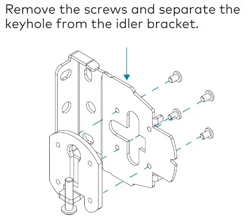 CRESTRON CS SHADE-ROLLER BATT Window Shading Solution - Right-Side Wall Mount to Ceiling Mount