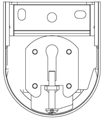 CRESTRON CS SHADE-ROLLER BATT Window Shading Solution - Side Idler Bracket Ceiling or Header Mountt