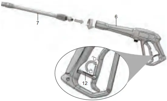 INSTALL THE SPRAY WAND