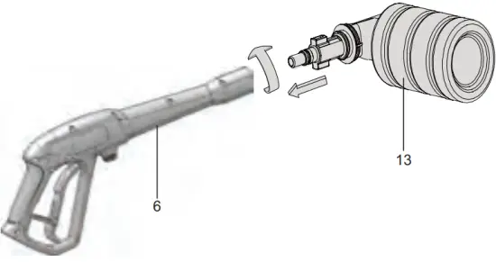 INSTALL THE DETERGENT TANK