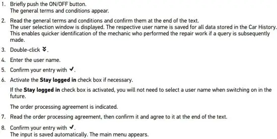 FIG 12 To switch on the tool