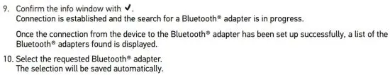 FIG 16 Searching for Bluetooth® Adapter