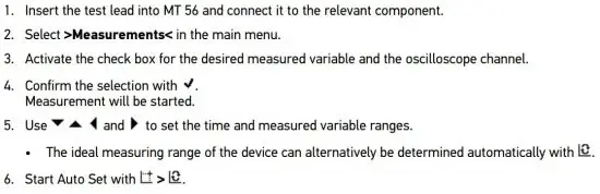 FIG 30 Performing Oscilloscope Measurements