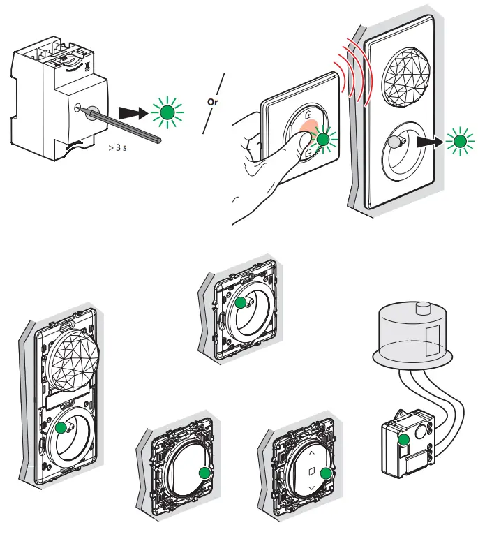 legrand ZLGP16 Wireless and Batteryless Wake Up Sleep Control-fig1
