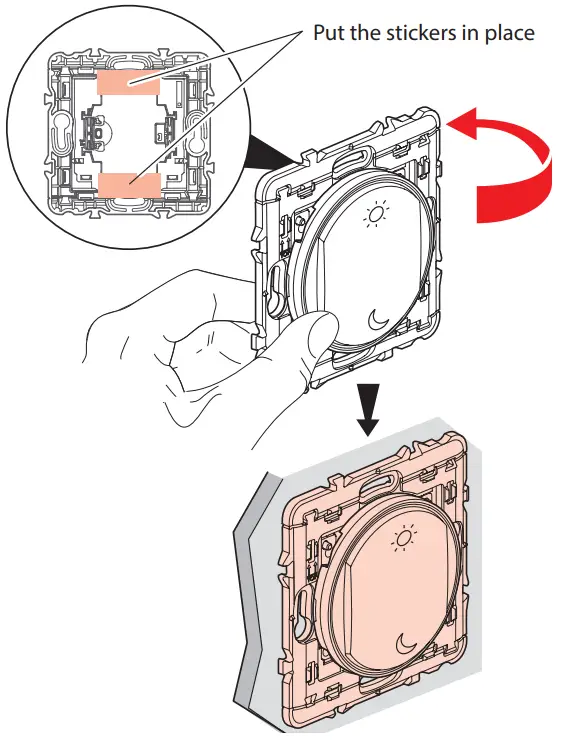legrand ZLGP16 Wireless and Batteryless Wake Up Sleep Control-fig5