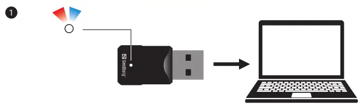Sandberg 126 33 Bluetooth Audio USB Dongle - Pairing
