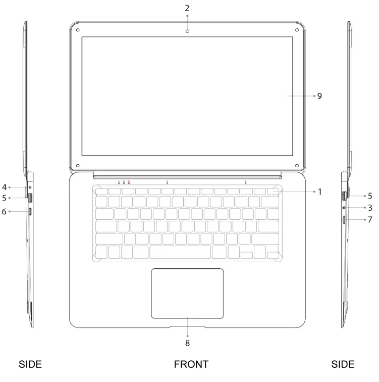 naxa NLT1400 141 Inch Notebook Computer - overview