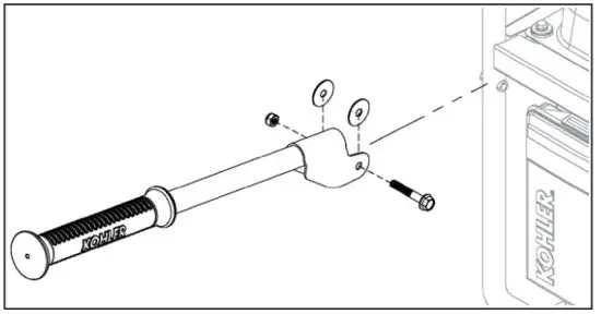 KOHLER PRO 6.4 Portable Generator - Wheelbarrow Handle Kit
