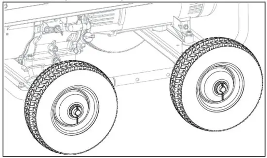 KOHLER PRO 6.4 Portable Generator - Wheels