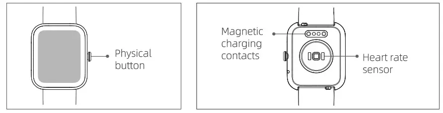 K F ID206 Smart Watch - overview