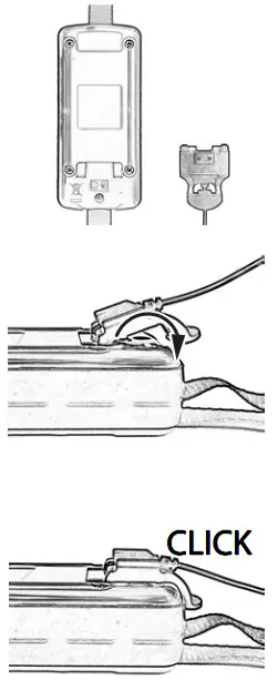 Elca ATMILS915 Transmitting Unit - Connecting the charging system