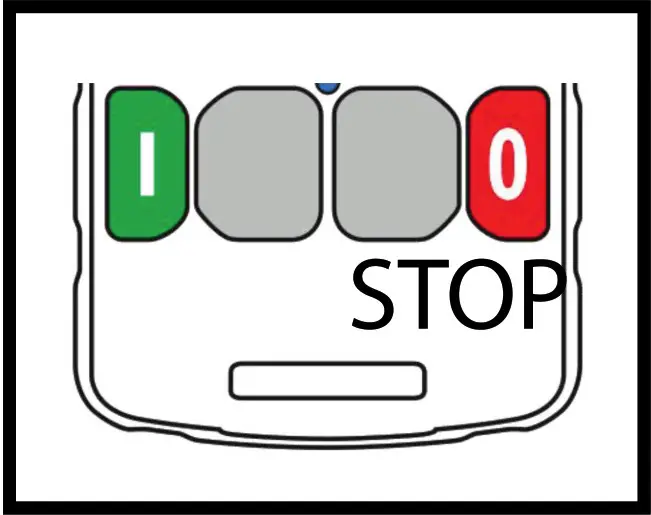 Elca ATMILS915 Transmitting Unit - START button 2