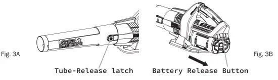 GREEN MACHINE GMLB6200 62V Cordless Axial Blower Variable Speed Brushless Motor - fig3