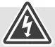 Risk of electric shock icon