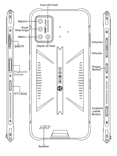 UMIDIGI BGSP Smartphone - velume