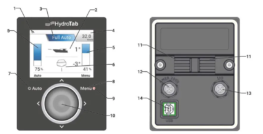HydroTab NMEA 2000 Trim Tabs Controllers FIG (10)