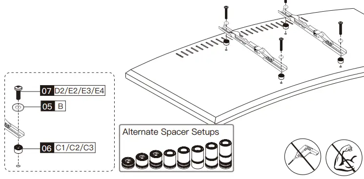 PERLESMITH PSXF4 TV Wall Mount-fig16