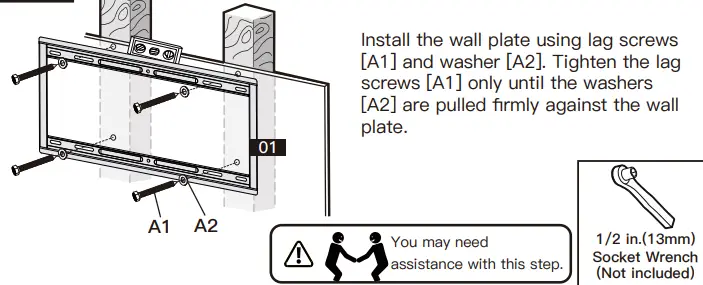 PERLESMITH PSXF4 TV Wall Mount-fig23