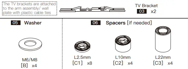 PERLESMITH PSXF4 TV Wall Mount-fig6