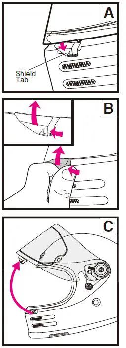 SHOEI CPB-1 Smoke Visor-FIG1