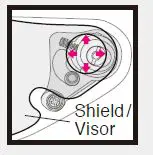 SHOEI CPB-1 Smoke Visor-FIG11