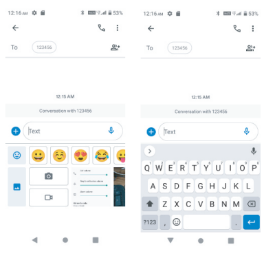 Composing text messages