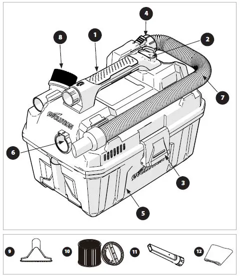 evolution-R1- VAC-Li-18V-Li-Ion-EXT-Cordless-Wet-&-Dry-Vacuum-1