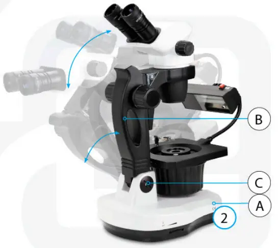 euromex NexiusZoom Trinocular Gemology Microscope - Image 3
