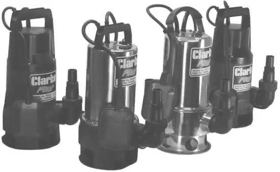 Clarke PSV3A 8m Head Dirty Water Submersible Pump