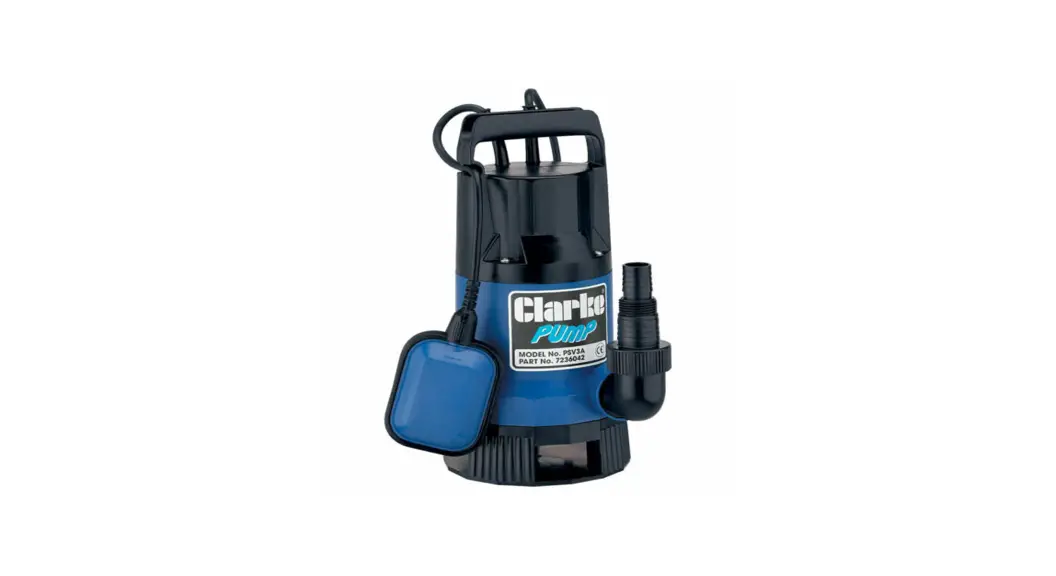 Clarke Psv3a 8m Head Dirty Water Submersible Pump Instruction Manual