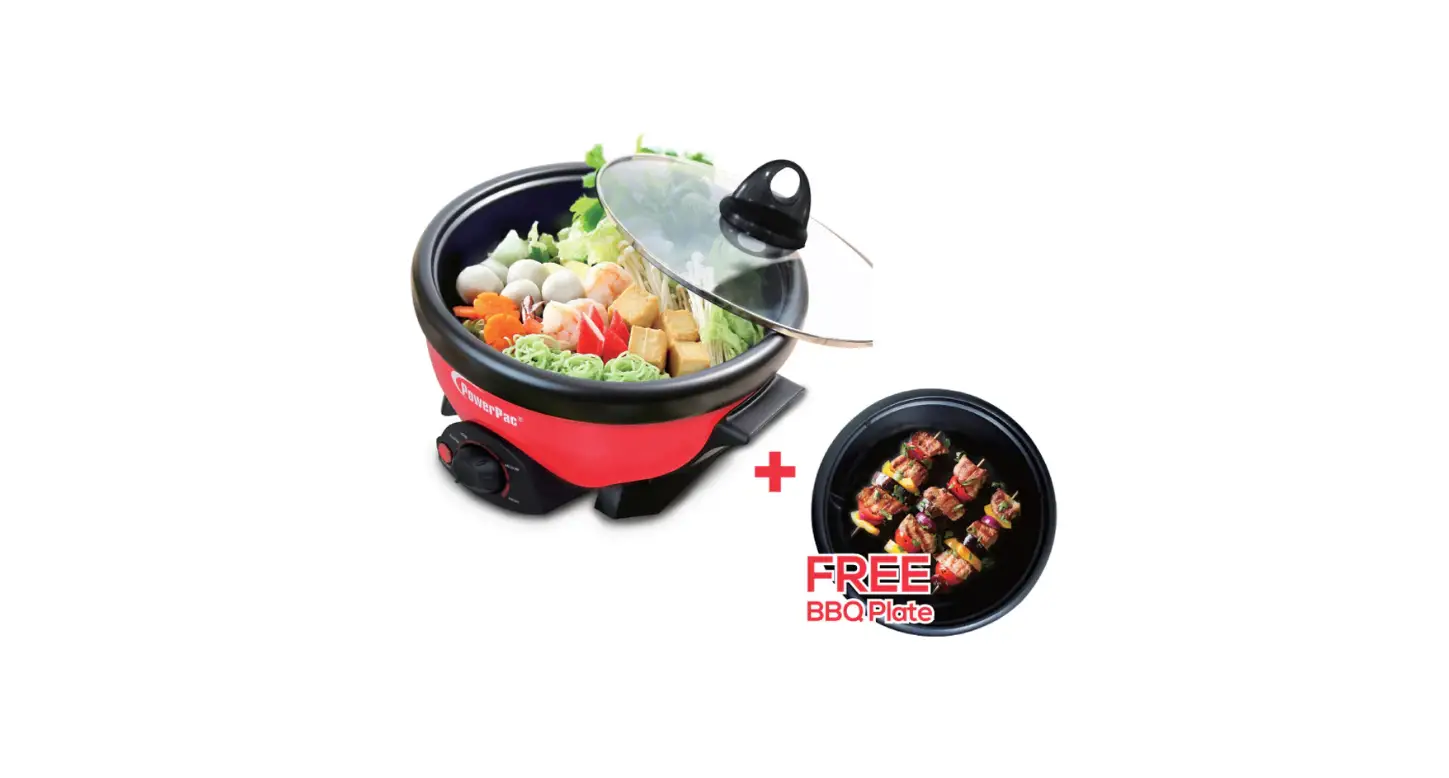 Powerpac Ppmc181 2-in-1 Multi Cooker With Steamboat And Bbq Function User Manual Powerpac Ppmc181 2-in-1 Multi Cooker With Steamboat And Bbq Function User Manual