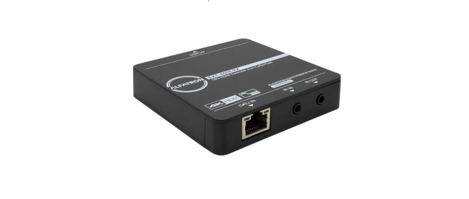 Alfatron Alf-ext60ir Hdmi Over Cat Extender User Manual Alfatron Alf-ext60ir Hdmi Over Cat Extender User Manual