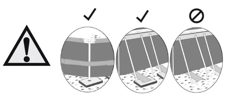 Bestway Power Steel Oval Pools User Manual - Do not assemble on soft lawn