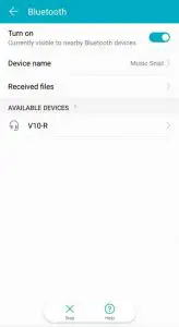 FIG 3 Pairing method with mobile phone