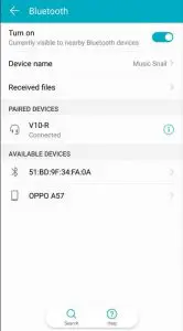 FIG 4 Pairing method with mobile phone