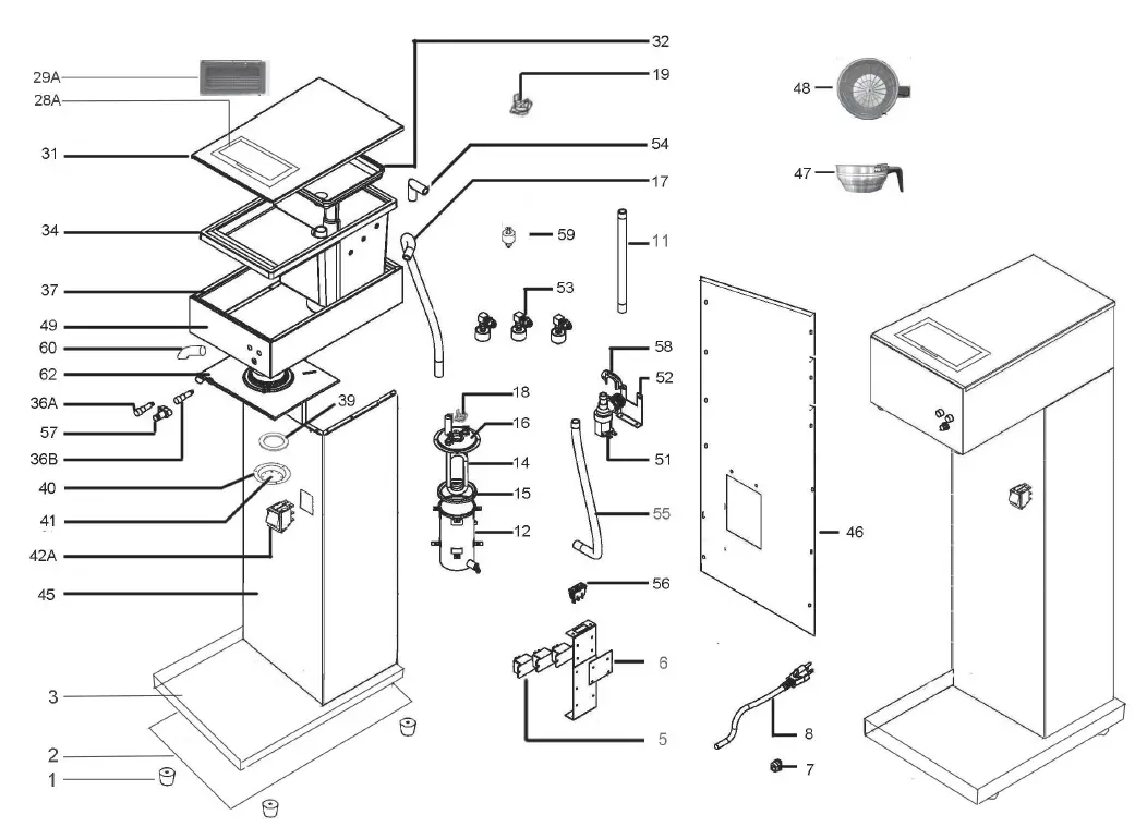 AVANTCO 177CMA1B Automatic Coffee Makers Machine fig 6