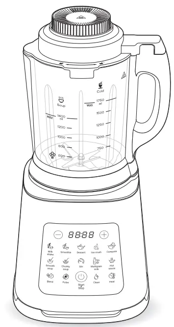 Moulinex LM83SD10 Perfectmix Cook Blenders- fig1