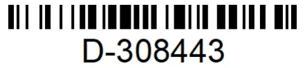 Johnson Controls PGP303 Vanishing Door Window Magnetic Contact - bar code