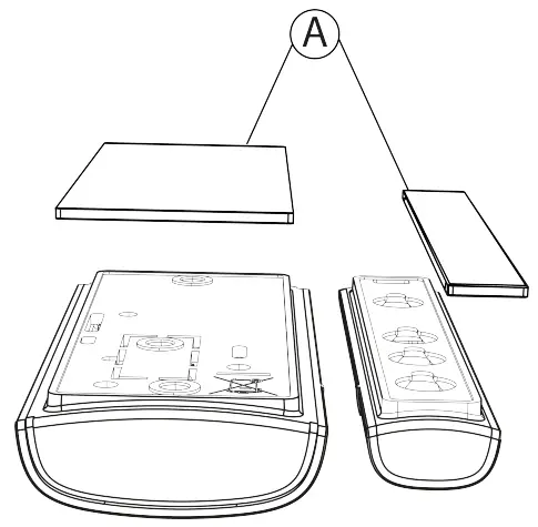 Johnson Controls PGP303 Vanishing Door Window Magnetic Contact - magnet
