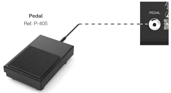 JBC P405 Pedal - Connections