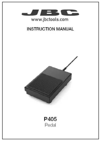 JBC P405 Pedal - FIG1