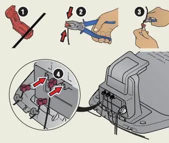 Connect the boundary wire