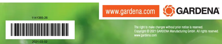 Gardenal Logo and Barcode