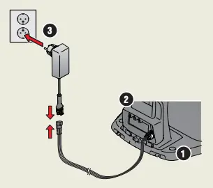 Install the charging station