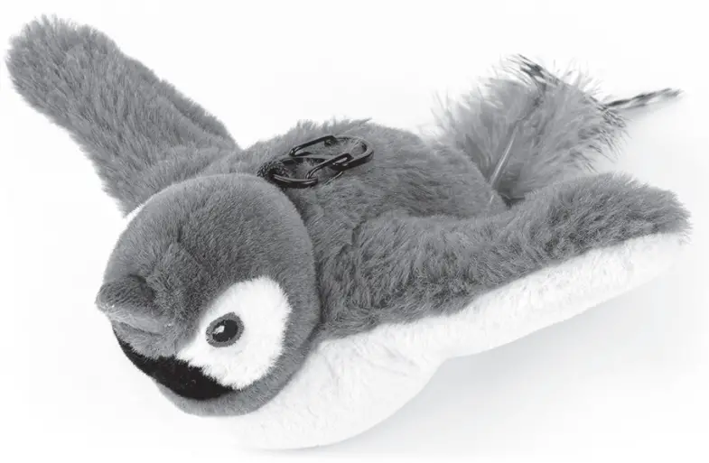 petTec Chirpy Sparrow Plush Pet Toy