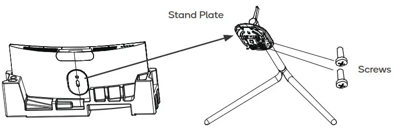 kogan KAMN32UCFLA 32 Inch UHD Curved Gaming Monitor - ASSEMBLY 2